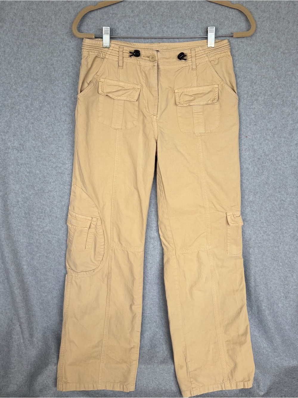 Gorpcore Brandy Melville Beige Cargo Utility Pants